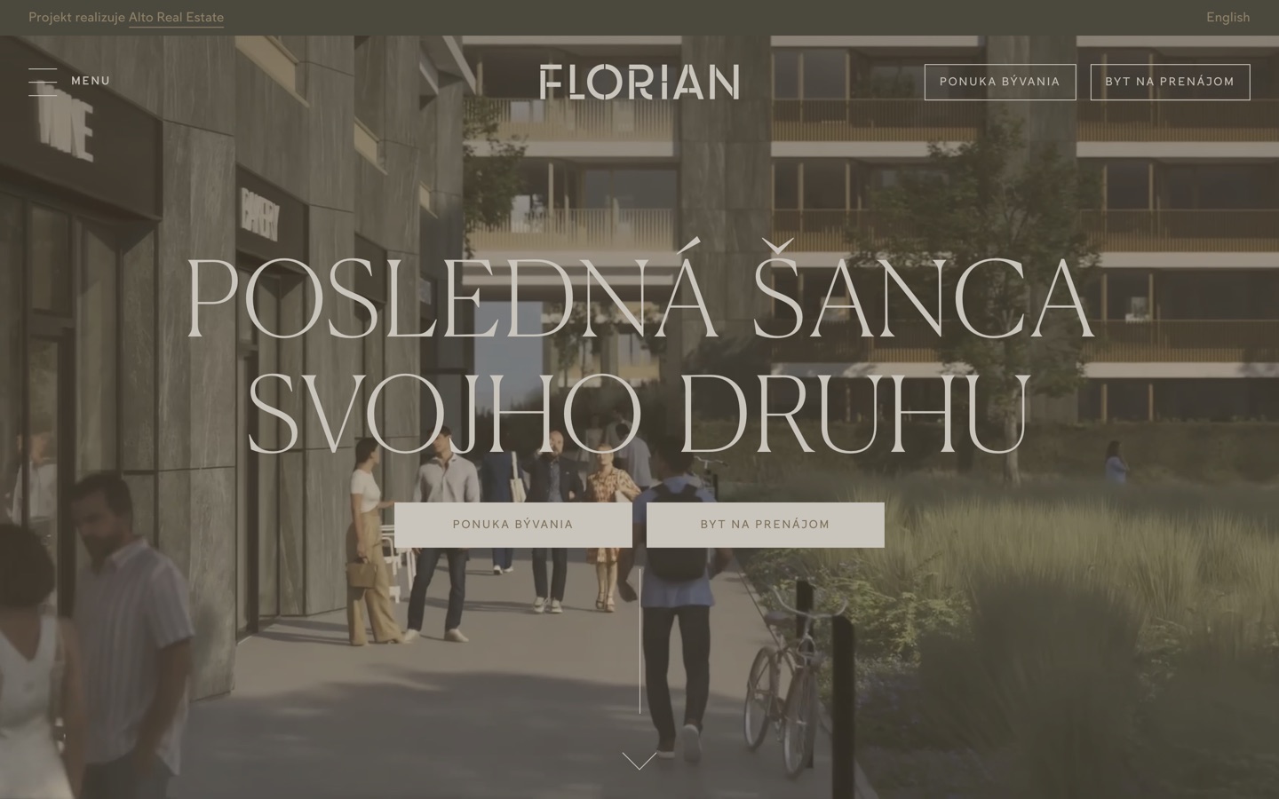 Florian Residence – web projektu