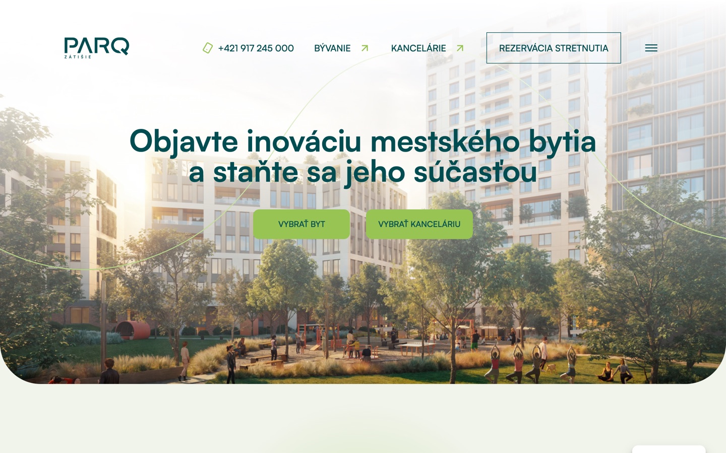 PARQ – web projektu