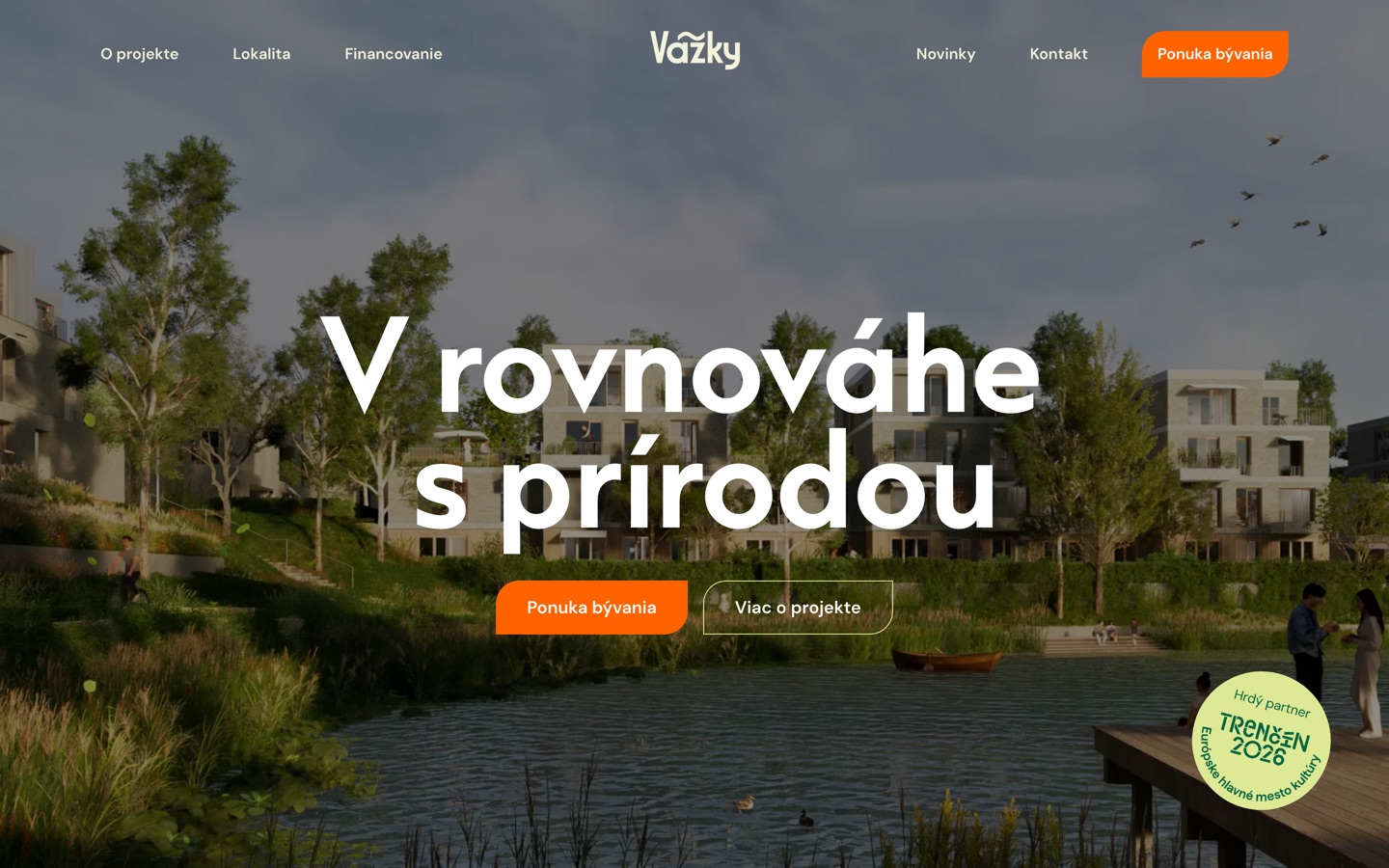 Vážky – web projektu